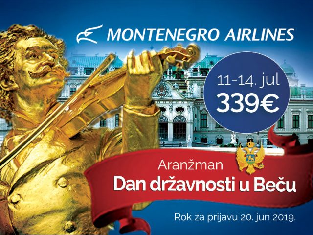 Iskoristite ponudu Montenegro Airlines-a: Četiri dana u Beču za 339 eura!