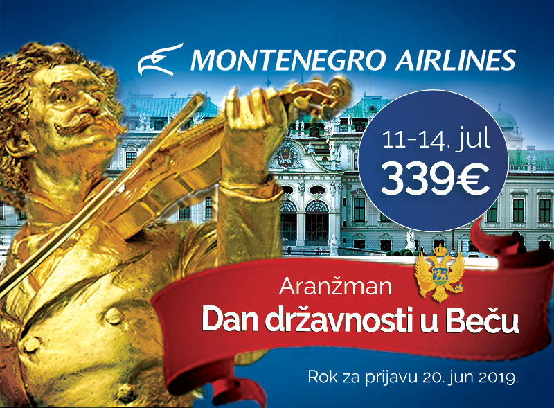 Iskoristite ponudu Montenegro Airlines-a: Četiri dana u Beču za 339 eura!