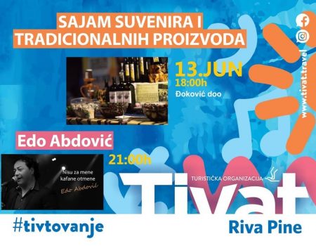 Posjetite sajam suvenira sjutra u Tivtu