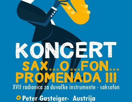 Večeras uživajte u Tivtu na koncertu “Sax…O…Fon…promenade III”