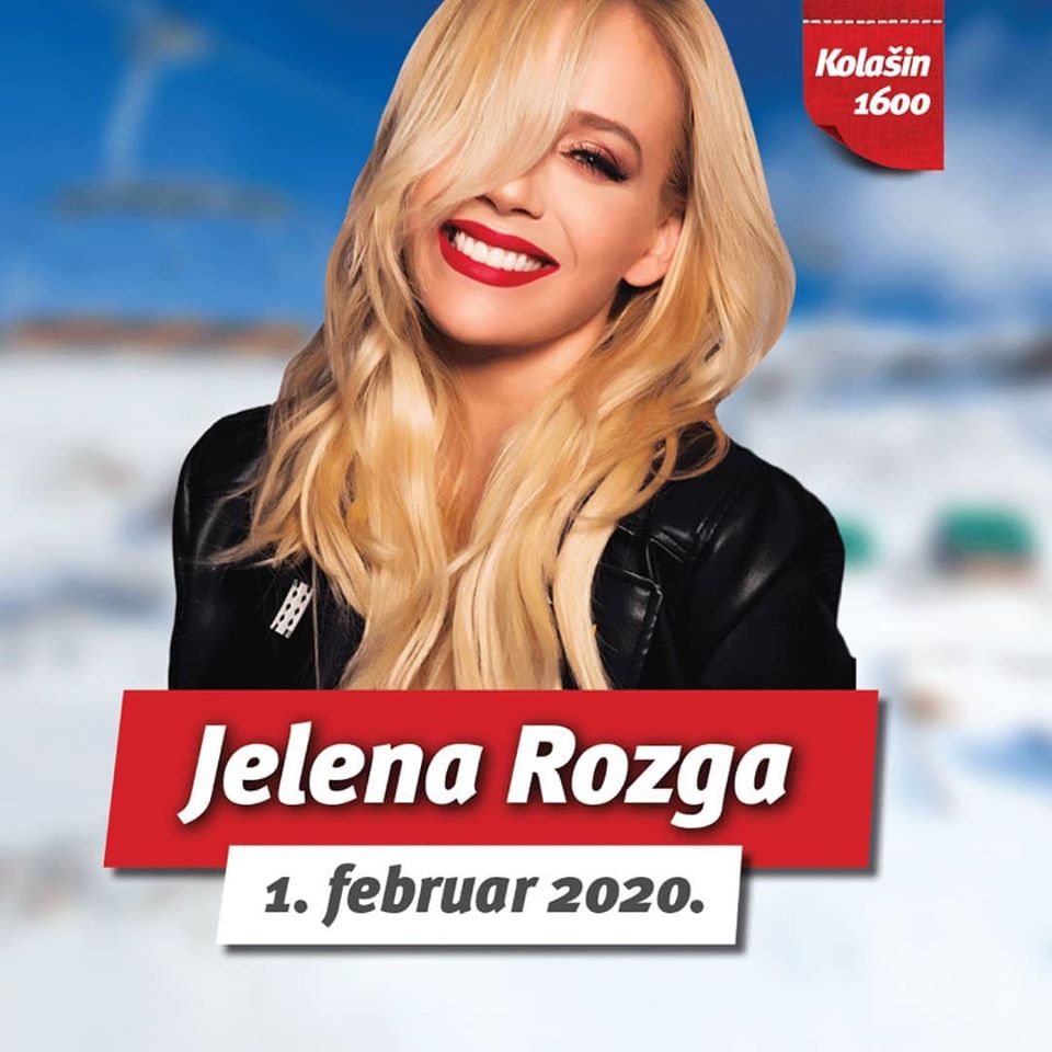Žurka na snijegu: Koncert Jelene Rozge na skijalištu Kolašin 1600!