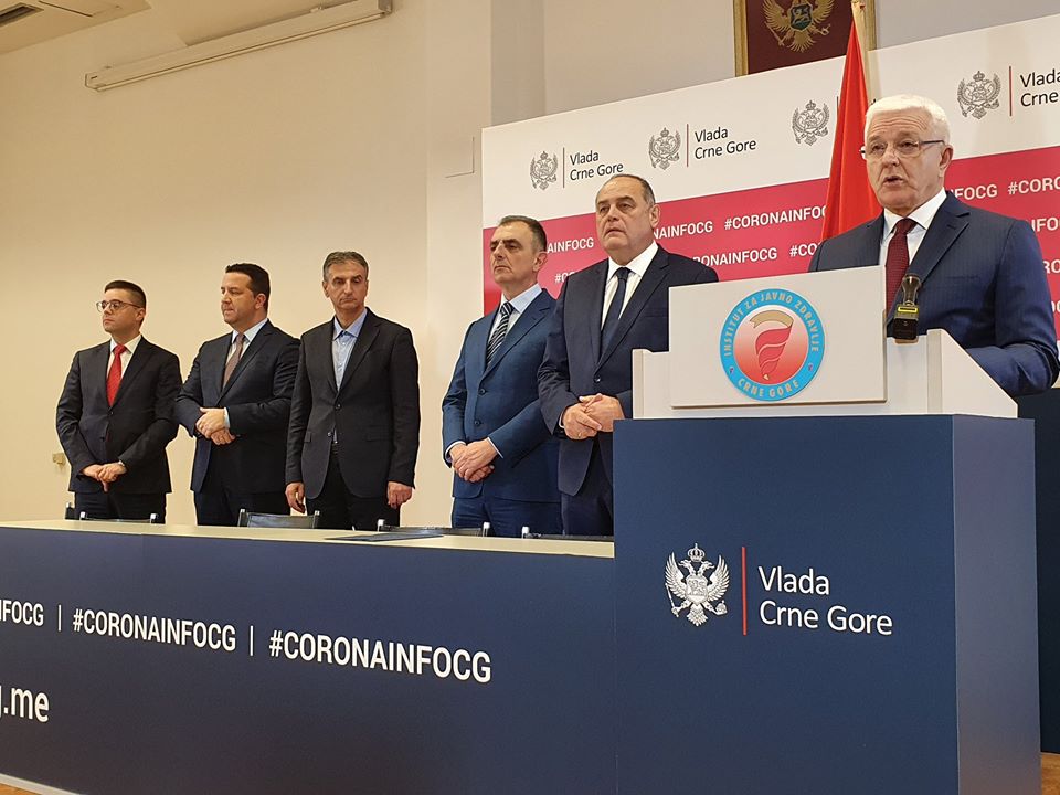 Potvrđena prva dva slučaja koronavirusa u Crnoj Gori