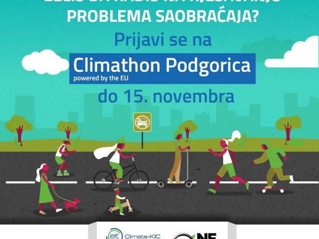 Prijavi se za Climathon Podgorica 2021 i (s)kreni zeleno