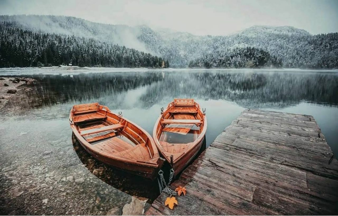 Foto: Zimska idila na Crnom jezeru