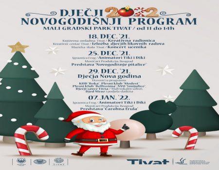 TO Tivat organizuje bogat dječiji novogodišnji program