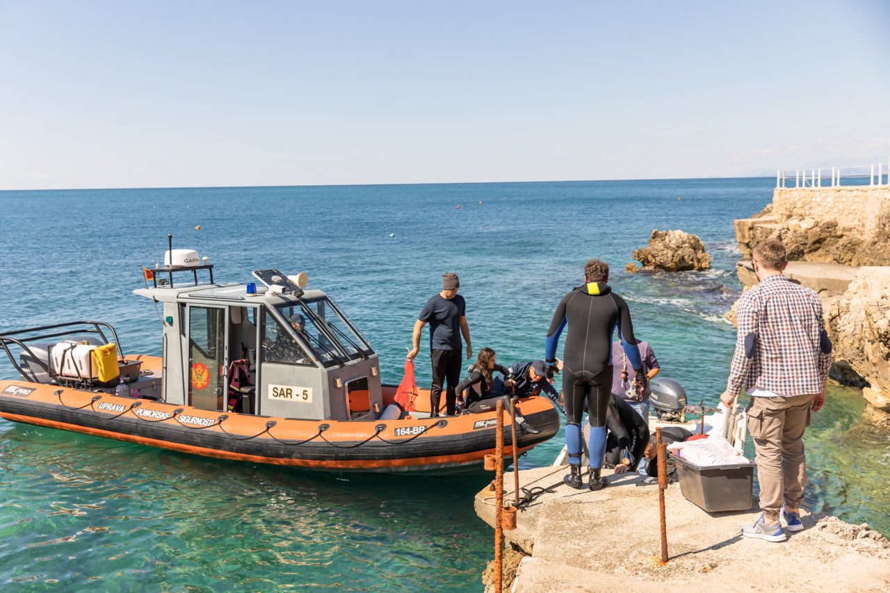 Mediteranski dan obale obilježen čišćenjem podmorja oko ostrva Stari Ulcinj