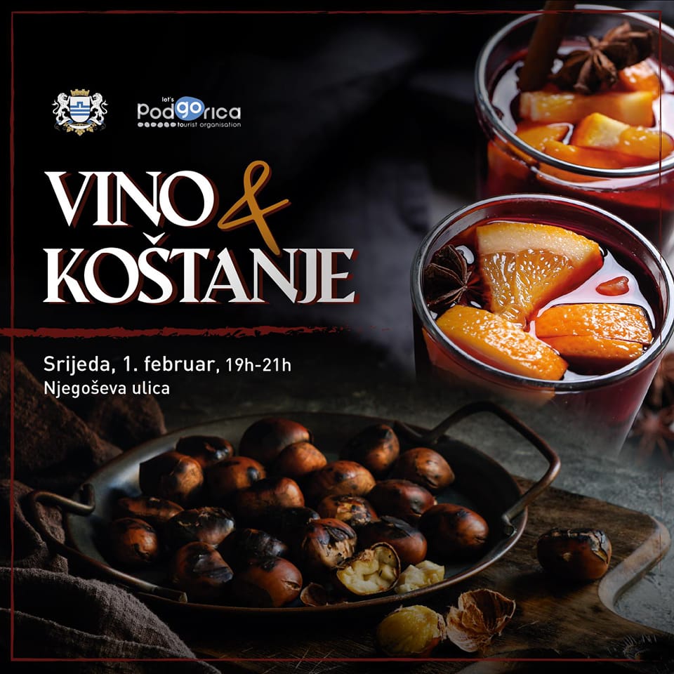 “Veče vina i koštanja” večeras u Podgorici