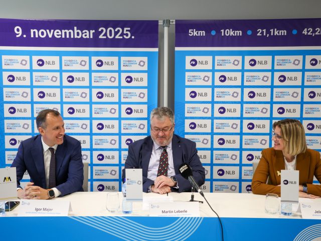 NLB Banka generalni sponzor Podgorica Millennium Run-a 9. novembra