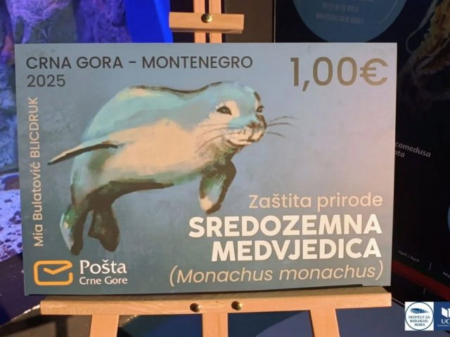 Promovisana poštanska marka s likom sredozemne medvjedice