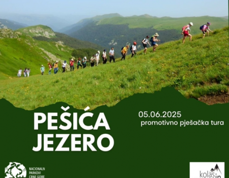 Nacionalni parkovi i TO Kolašin organizuju pješačenje stazom do Pešića jezera