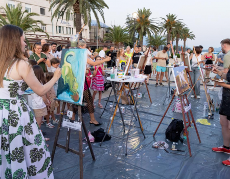 Art Battle festival održan u Tivtu