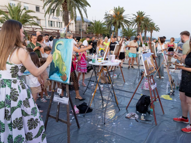 Art Battle festival održan u Tivtu