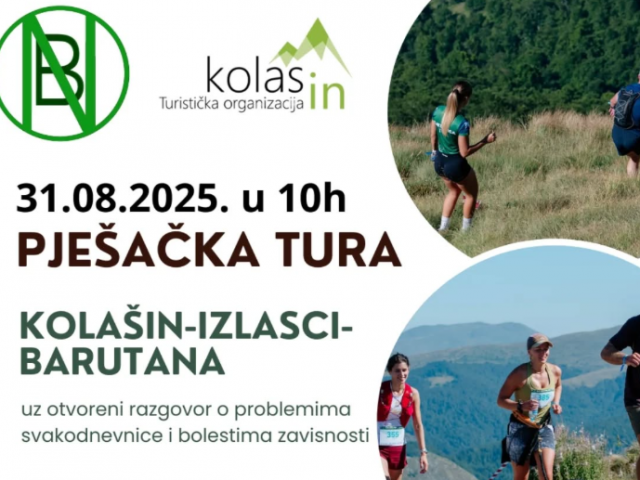 Kraj avgusta uz TO Kolašin i pješačku turu Kolašin – Izlasci – Barutana