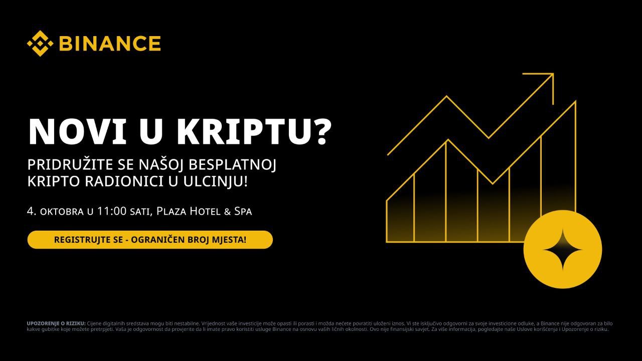 Binance Learning Lab stiže u Ulcinj – saznajte kako da počnete da se bavite kriptovalutama