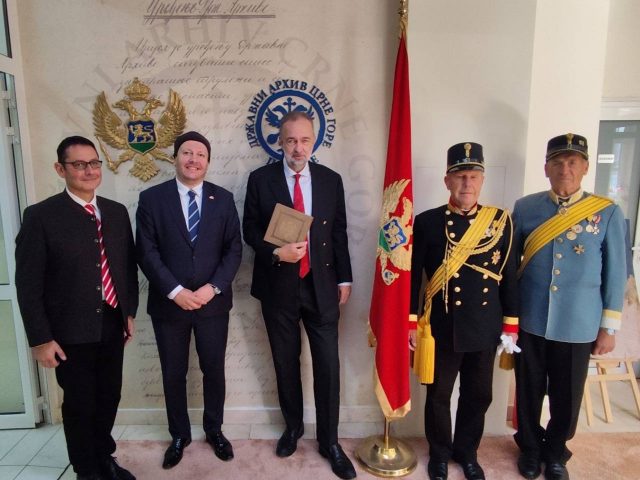 Nadvojvoda Karl von Habsburg posjetio Državni arhiv Crne Gore