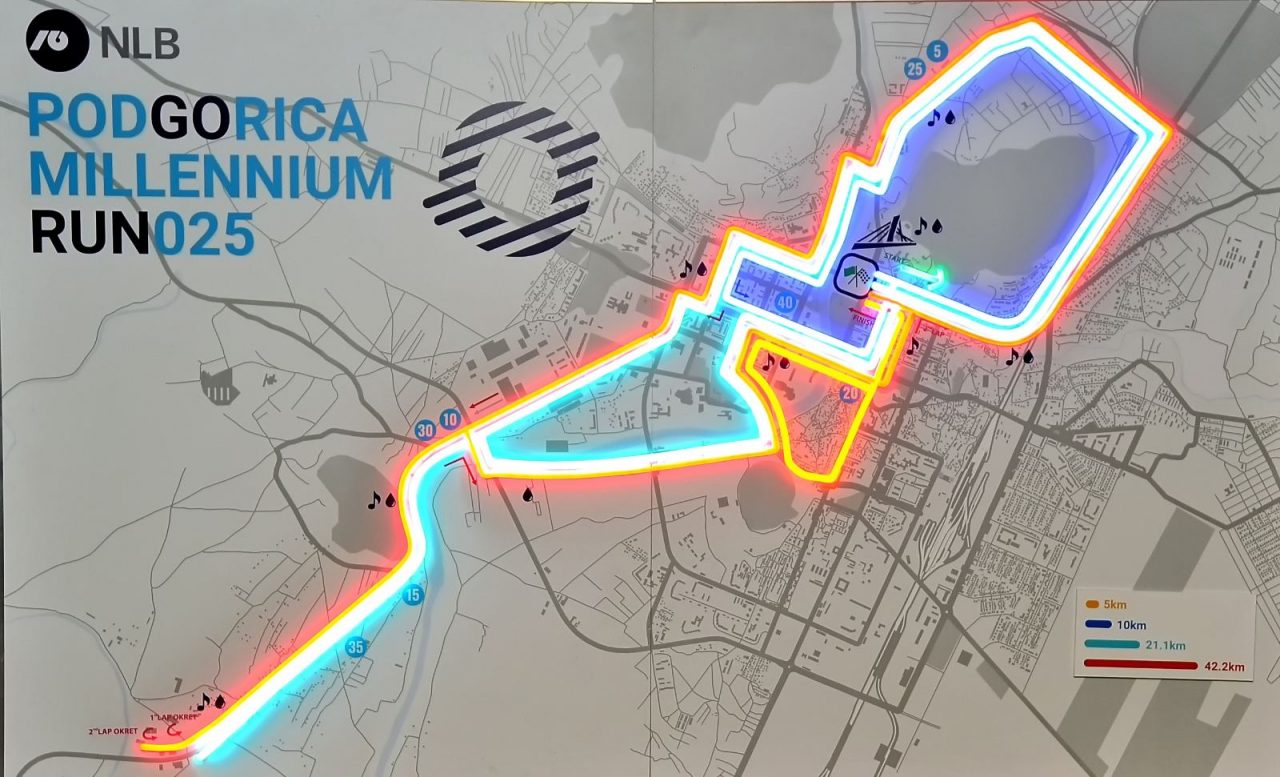 Sve je spremno za trkački spektakl: Na NLB Podgorica Millennium Run stiže više od 3.000 učesnika iz čak 50 zemalja