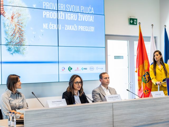Predstavljena kampanja „Provjeri svoja pluća, produži igru života. Ne čekaj – zakaži pregled!“