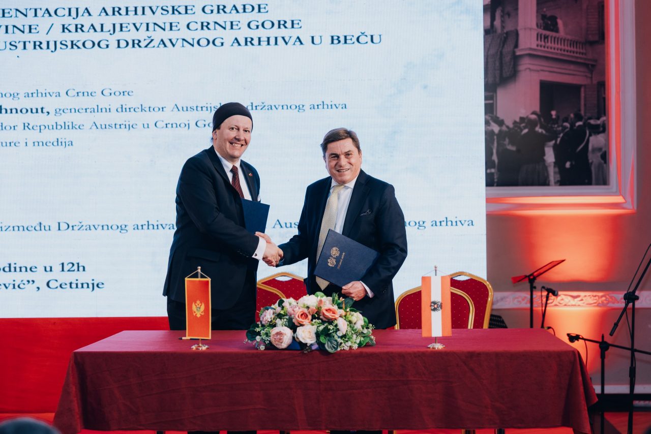 Državni arhiv Crne Gore svečano prezentovao arhivsku građu preuzetu iz Beča