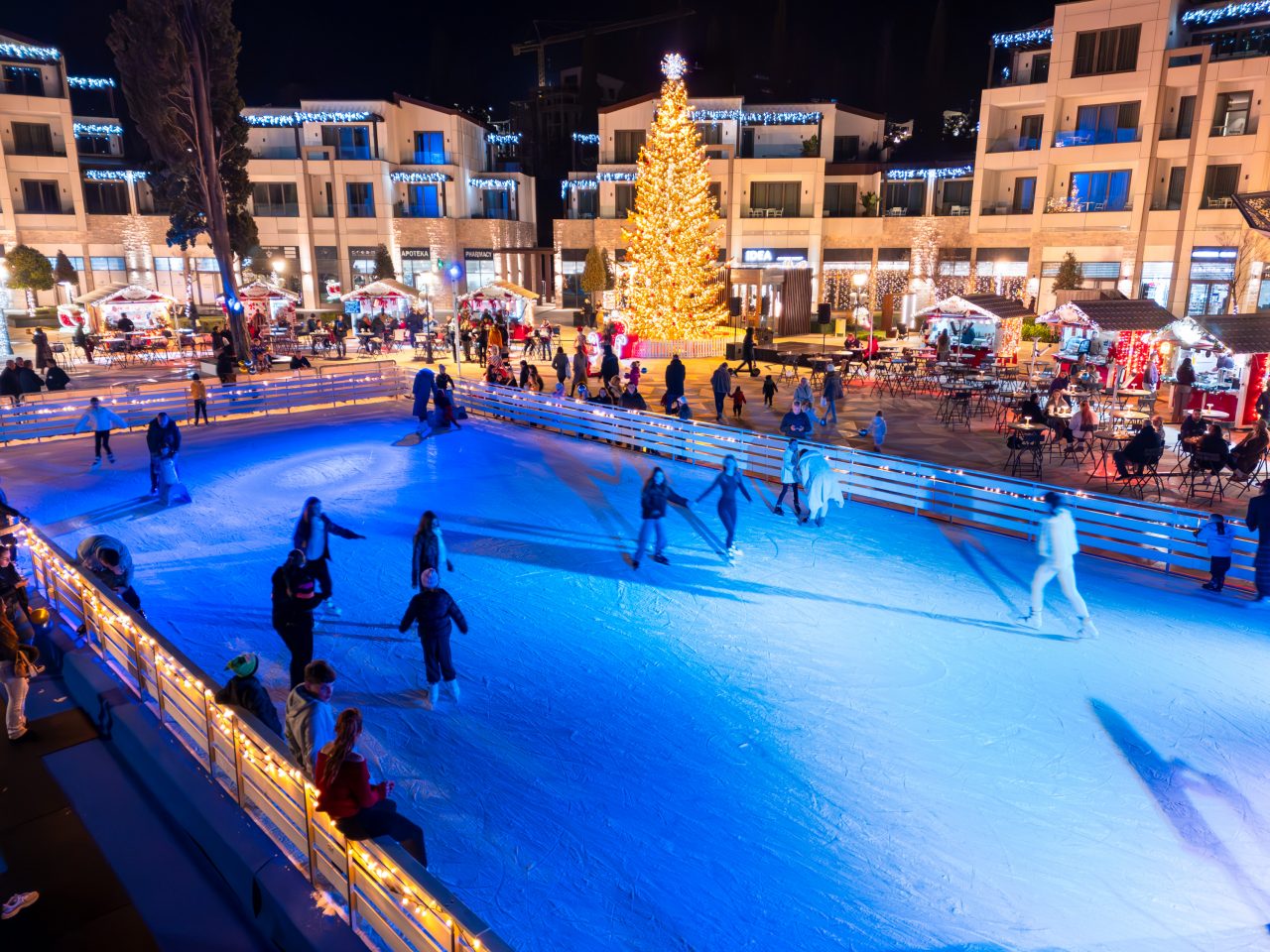 Open Ice Rink in the Heart of Portonovi