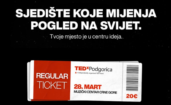TEDxPodgorica 2026 – Ideje koje pomjeraju granice