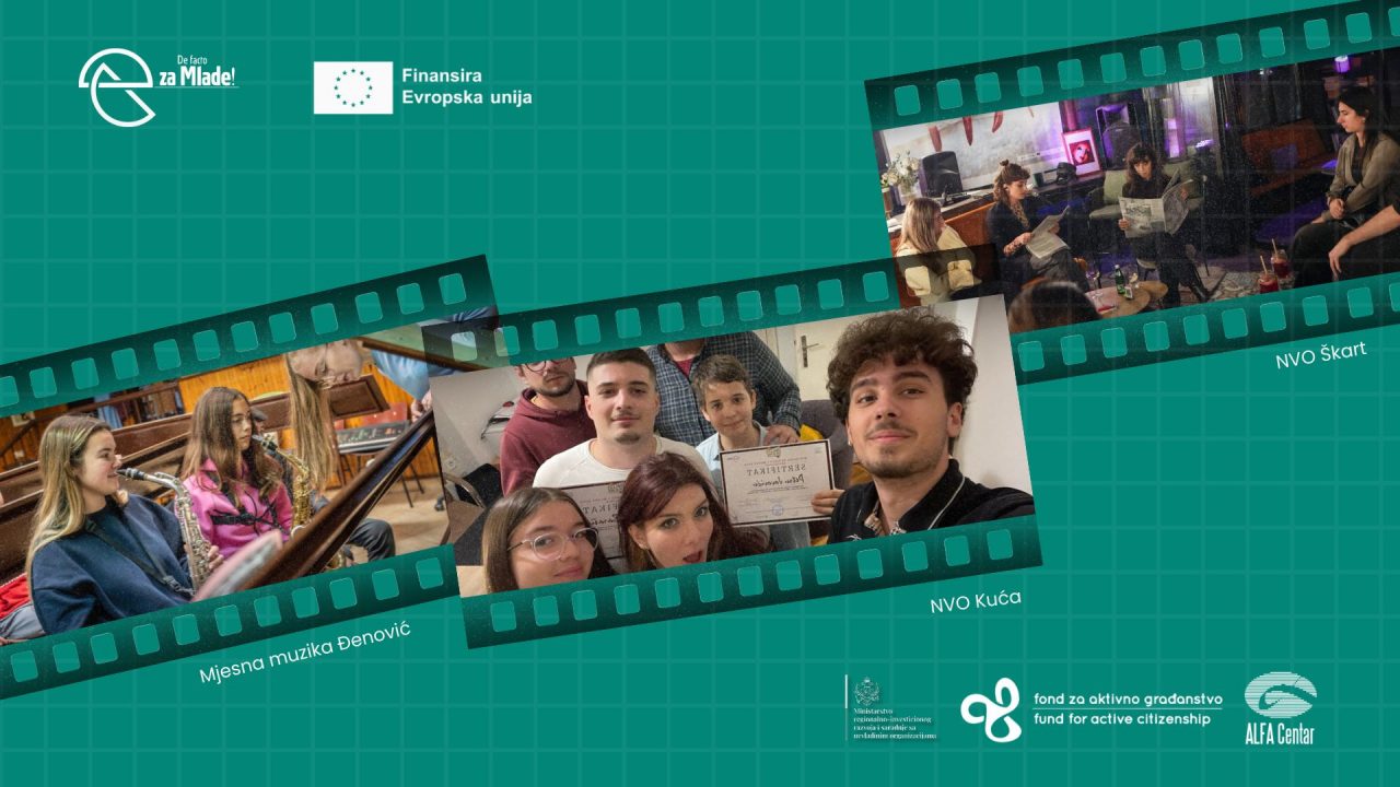 De facto za mlade kreira prilike za izražavanje kroz umjetnost, muziku i pozorište