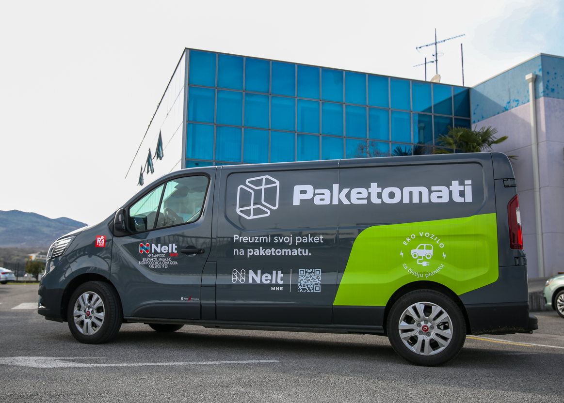 Novi korak u zelenijoj dostavi: Nelt MNE uveo električna vozila za prevoz pošiljki