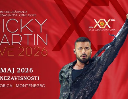 Riki Martin u Podgorici povodom 20 godina nezavisnosti