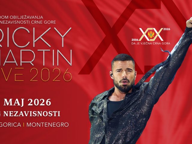Riki Martin u Podgorici povodom 20 godina nezavisnosti