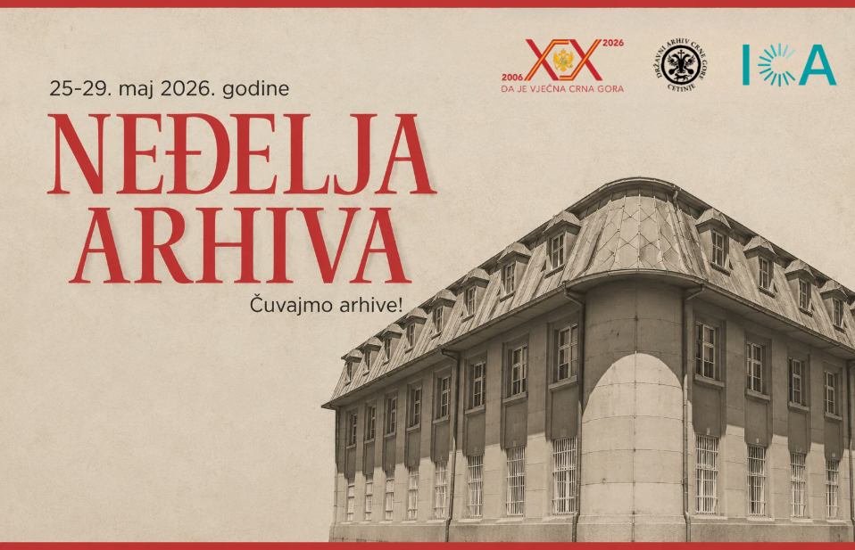 Neđelja arhiva: Državni arhiv organizuje više od stotinu događaja širom Crne Gore