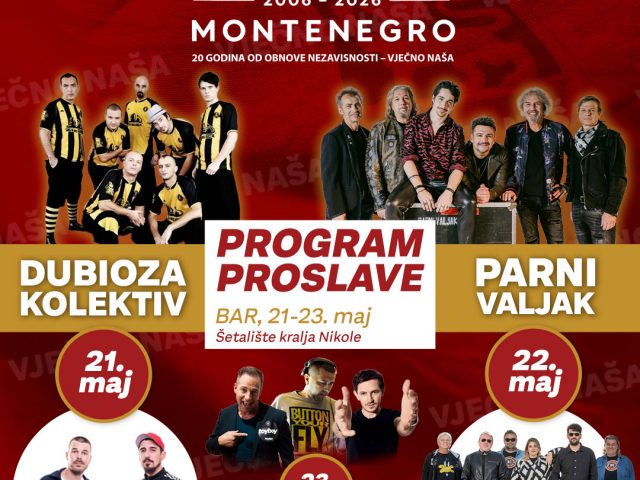 Trodnevni program u Baru povodom 21. maja