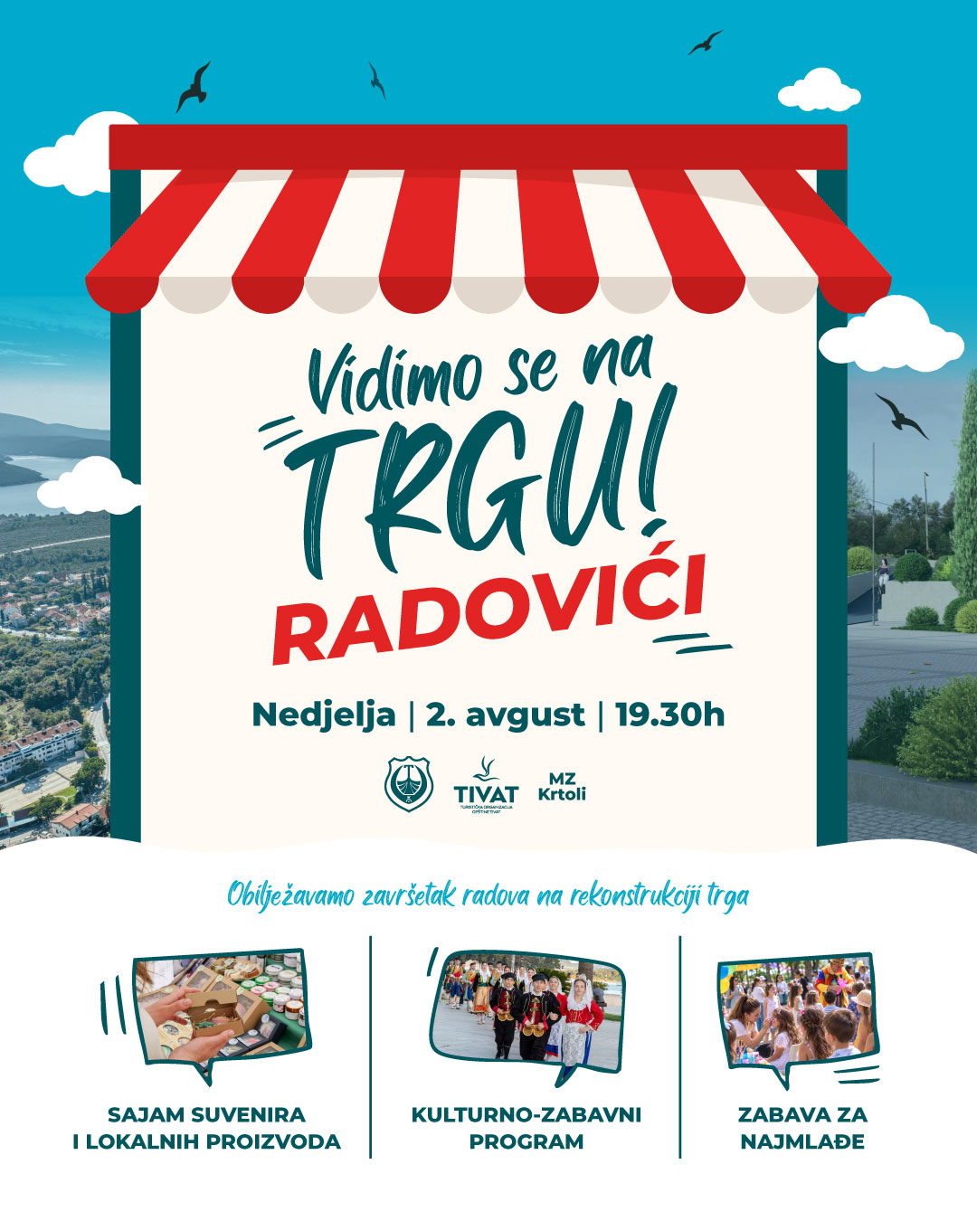 Lijep povod: “Vidimo se na trgu” u Radovićima 2. avgusta
