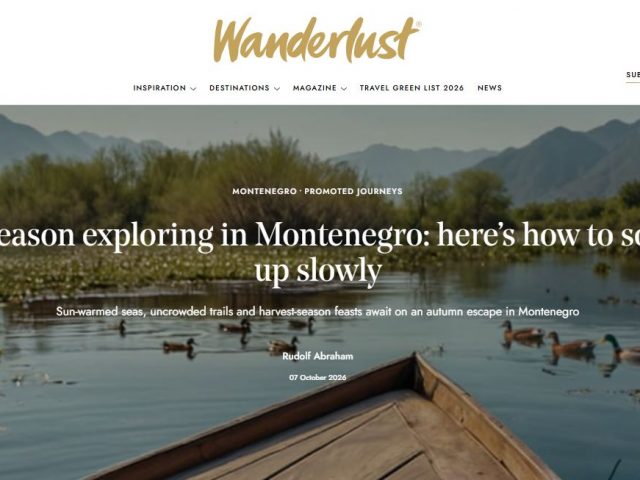 Britanski Wanderlust promoviše Crnu Goru kao idealnu jesenju destinaciju